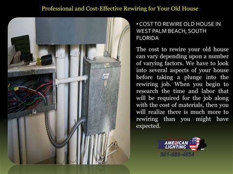 rewiring an old house cost